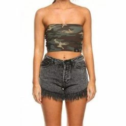 Streetgarm NEW Camo Tube Top - Green