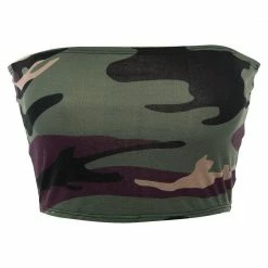 Streetgarm NEW Camo Tube Top - Green
