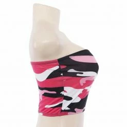 Streetgarm Camo Tube Top - Pink NEW