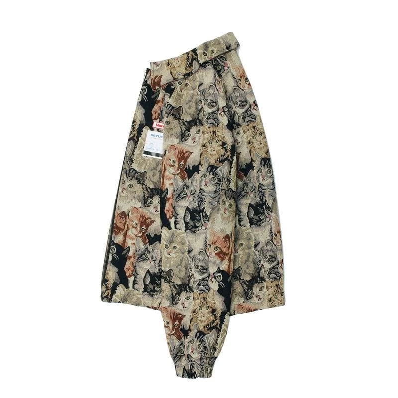 Budget โญ Streetgarm Cat Full Print Jacket NEW ๐ 4 Streetgarm Cat Full Print Jacket NEW