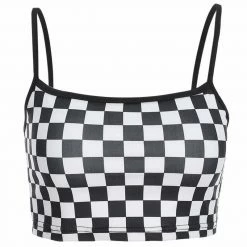 Streetgarm Checkerboard Crop Top NEW