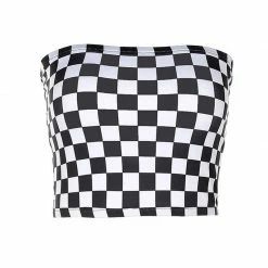 Streetgarm Checkerboard Tube Top NEW