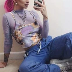 Streetgarm Cherub Cami Strappy Crop Top NEW