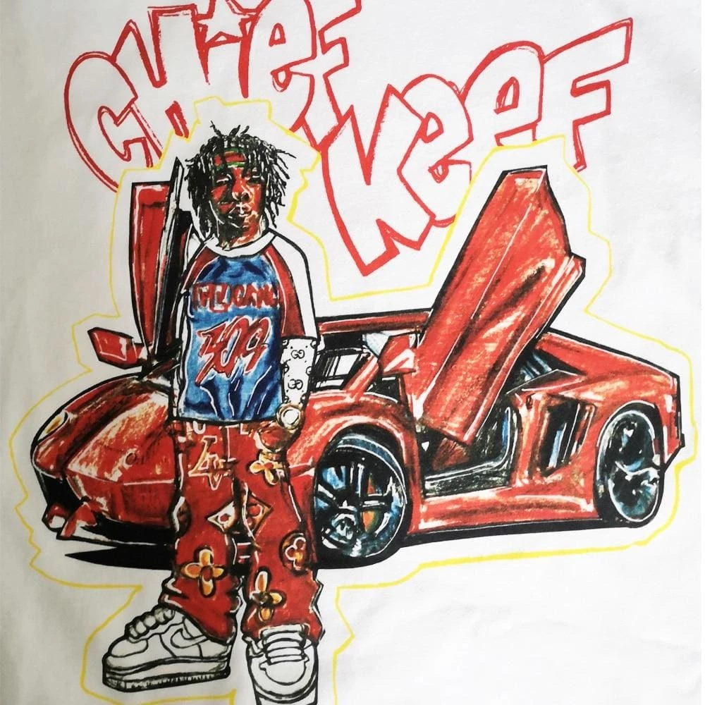 Hot Sale ❤️ Streetgarm Chief Keef Lamborghini T-Shirt NEW 🛒 5 Streetgarm Chief Keef Lamborghini T-Shirt NEW