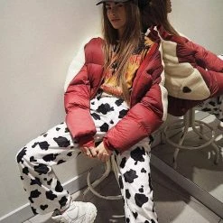 Wholesale ๐งจ Streetgarm NEW Cow Print Casual Pants ๐ฅ 26 Streetgarm NEW Cow Print Casual Pants