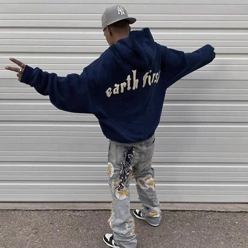 Buy 🛒 Streetgarm CPFM Earth First Zip Hoodie NEW 🛒 12 Streetgarm CPFM Earth First Zip Hoodie NEW