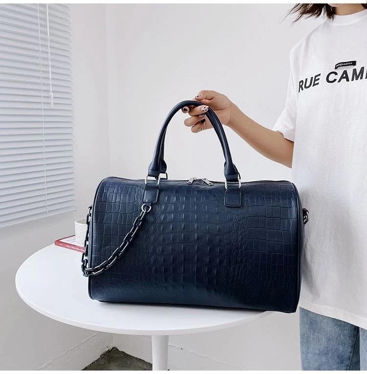 Deals ✔️ Streetgarm Crocodile Keepall Duffle Bag NEW 🛒 5 Streetgarm Crocodile Keepall Duffle Bag NEW