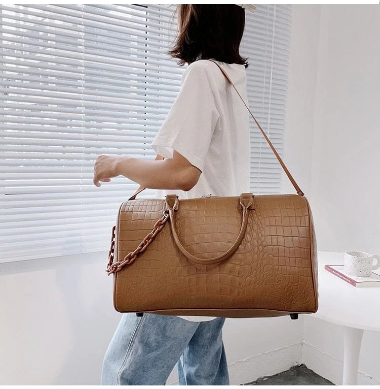 Deals ✔️ Streetgarm Crocodile Keepall Duffle Bag NEW 🛒 12 Streetgarm Crocodile Keepall Duffle Bag NEW