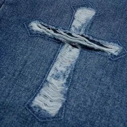 Streetgarm NEW Cross Skull Distressed Jeans
