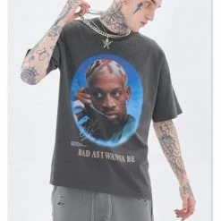 Streetgarm NEW Dennis Rodman Bad As I Wanna Be Washed T-Shirt