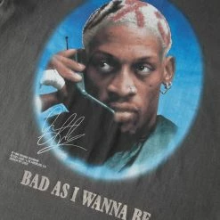 Streetgarm NEW Dennis Rodman Bad As I Wanna Be Washed T-Shirt
