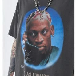 Streetgarm NEW Dennis Rodman Bad As I Wanna Be Washed T-Shirt