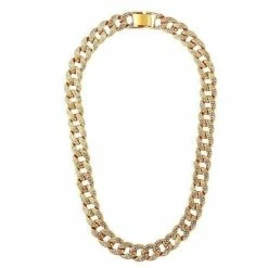 Streetgarm Diamond Cuban Link Chain Choker NEW
