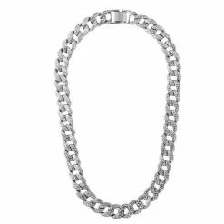 Streetgarm Diamond Cuban Link Chain Choker NEW