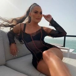 Streetgarm Diamond Cut Rectangle Frame Sunglasses