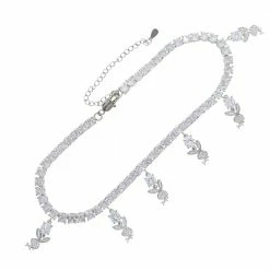 Streetgarm Diamond Playboy Rabbit Tennis Choker NEW