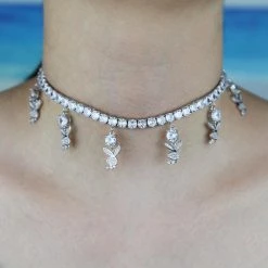 Discount ๐ฏ Streetgarm Diamond Playboy Rabbit Tennis Choker NEW โค๏ธ 14 Streetgarm Diamond Playboy Rabbit Tennis Choker NEW