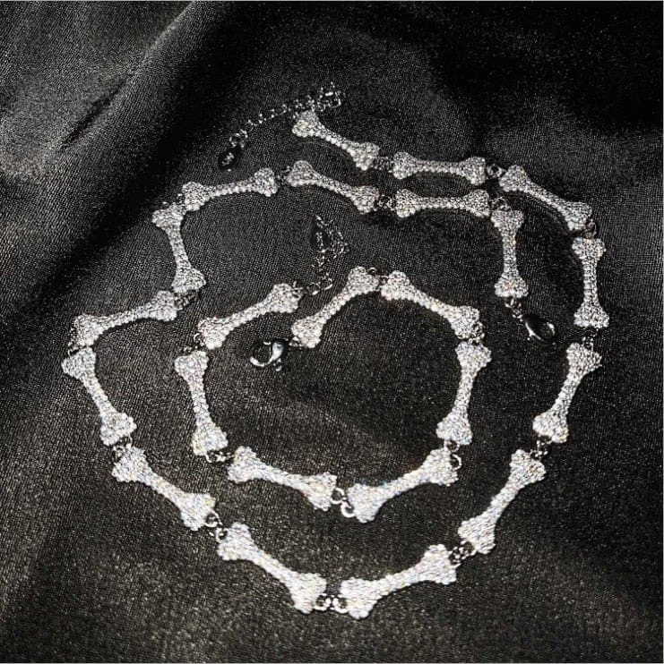 Buy 🔔 Streetgarm 🐕 Dog Bone Iced Chain NEW ⭐ 12 Streetgarm Dog Bone Iced Chain NEW