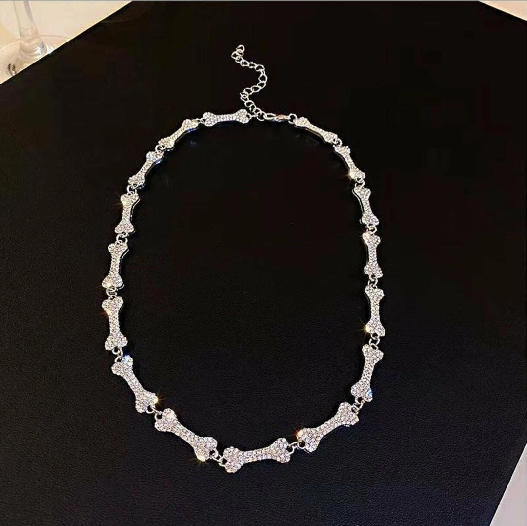Buy 🔔 Streetgarm 🐕 Dog Bone Iced Chain NEW ⭐ 7 Streetgarm Dog Bone Iced Chain NEW