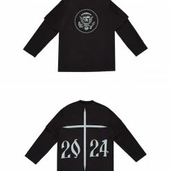 Streetgarm DONDA Presidential Seal Long Sleeve T-Shirt NEW