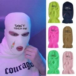 Best Sale 🔥 Streetgarm Don't Touch Me Ski Mask NEW 👏 12 Streetgarm Don't Touch Me Ski Mask NEW