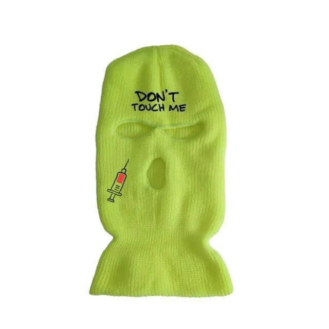 Best Sale 🔥 Streetgarm Don't Touch Me Ski Mask NEW 👏 7 Streetgarm Don't Touch Me Ski Mask NEW