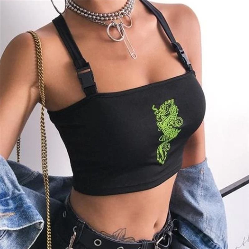 Hot Sale ๐ฏ Streetgarm NEW Dragon Buckle Cami Top ๐ฏ 9 Streetgarm NEW Dragon Buckle Cami Top