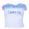 Streetgarm Dream On Fluffy Tube Top NEW