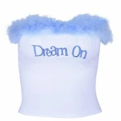 Streetgarm Dream On Fluffy Tube Top NEW