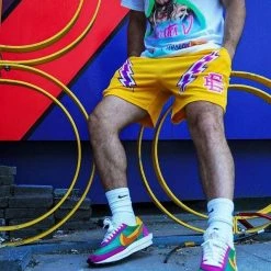 Hot Sale ⭐ Streetgarm EE Lightning Bolt Basic Shorts ⌛ 20 Streetgarm EE Lightning Bolt Basic Shorts