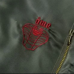 Wholesale 👍 Streetgarm Embroidered King Snake Bomber Jacket NEW ⌛ 16 Streetgarm Embroidered King Snake Bomber Jacket NEW