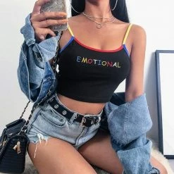 Streetgarm NEW Emotional Crop Tank Top