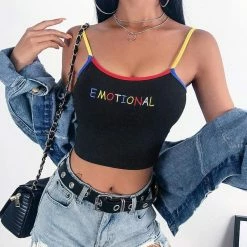 Streetgarm NEW Emotional Crop Tank Top