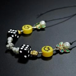 Streetgarm EVAE+ SMILEY PEARL Necklace NEW