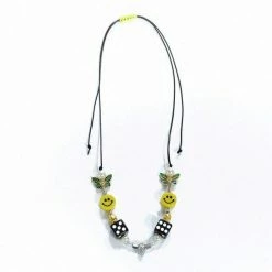 Streetgarm EVAE+ SMILEY PEARL Necklace NEW