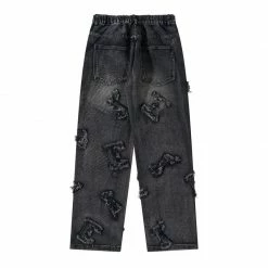 Streetgarm Fashion Patchwork Wide Leg Jeans