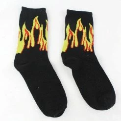 Streetgarm Flame Skateboard Socks NEW
