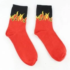 Streetgarm Flame Skateboard Socks NEW