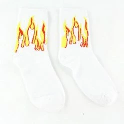 Streetgarm Flame Skateboard Socks NEW