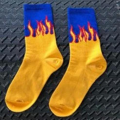 Streetgarm Flame Skateboard Socks NEW
