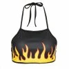 Streetgarm Flaming Crop Top