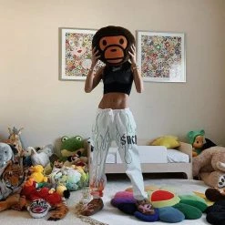 Streetgarm Flaming Fire Jogger Pants