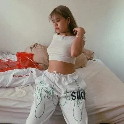 Streetgarm Flaming Fire Jogger Pants