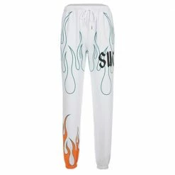 Streetgarm Flaming Fire Jogger Pants