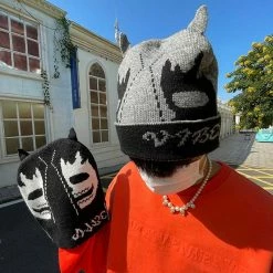 Streetgarm Flaming Skull Beanie