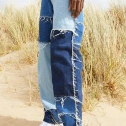 Budget 🎁 Streetgarm SALE Frayed Patchwork Denim Skate 👖 Jeans 🥰 8 Streetgarm SALE Frayed Patchwork Denim Skate Jeans