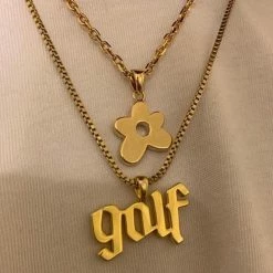 New 🤩 Streetgarm Golf Wang Name Necklace NEW 🔥 9 Streetgarm Golf Wang Name Necklace NEW