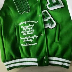 Streetgarm Green LV Varsity Jacket SALE