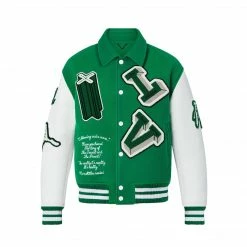 Streetgarm Green LV Varsity Jacket SALE
