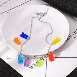 Streetgarm Gummy Bear Chain Necklace NEW